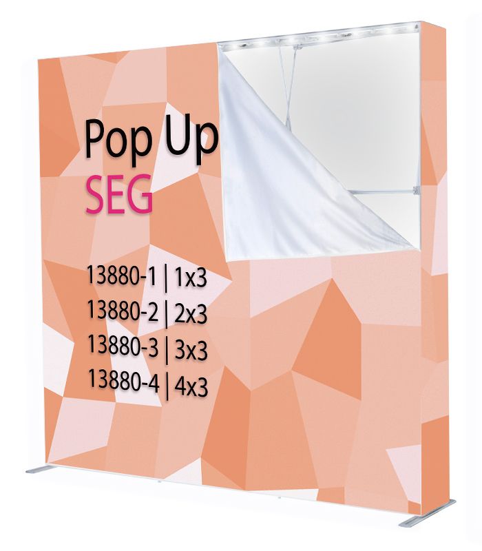 SEG Pop Up Frame 4x3 Full Silicone Edge Graphics